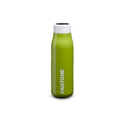 borraccia termica-pantone-verde-chiaro-con-display-touch-screen-per-la-temperatura